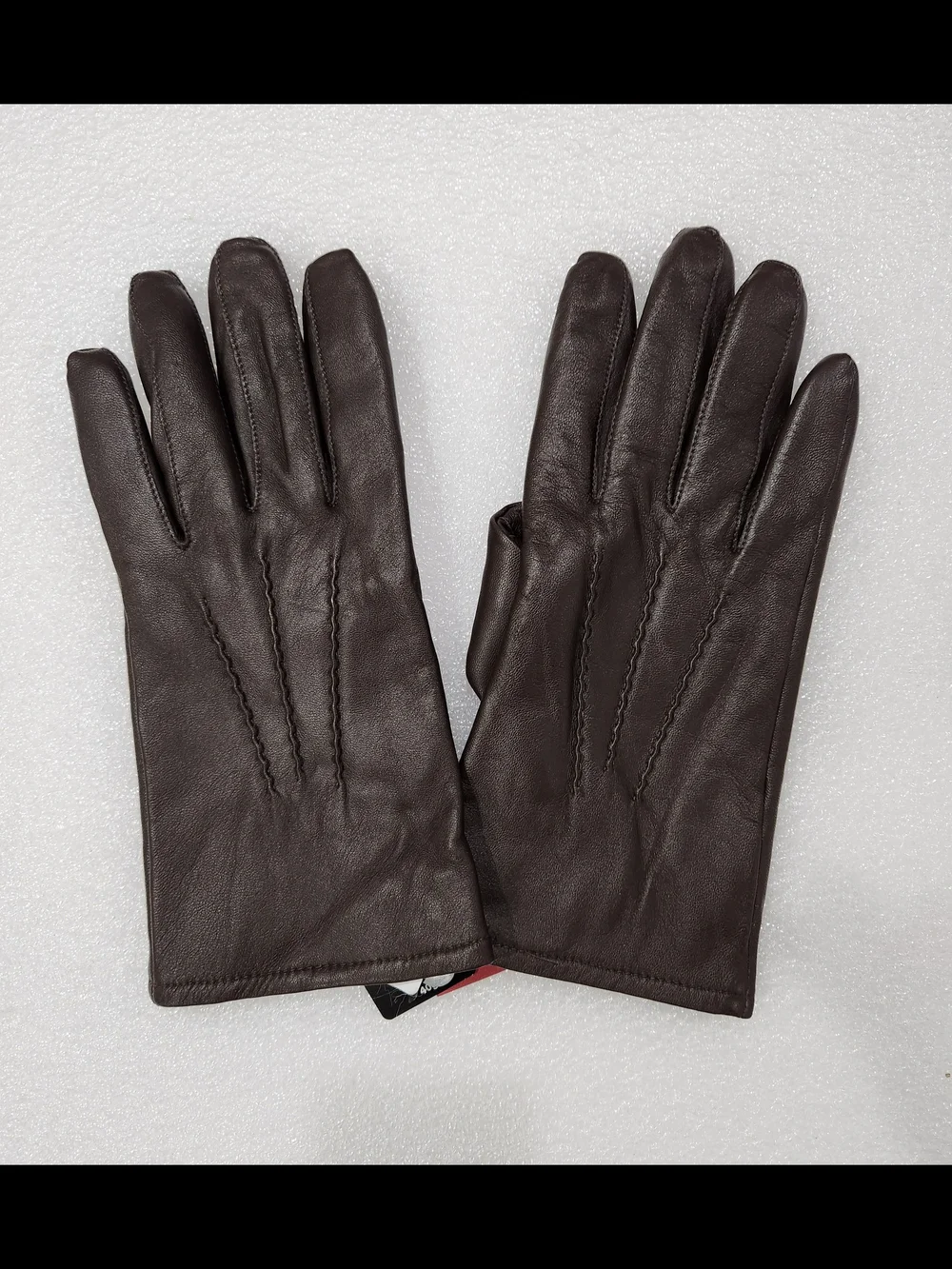 Merona Womens Dark Brown Leather Thinsulated Gloves